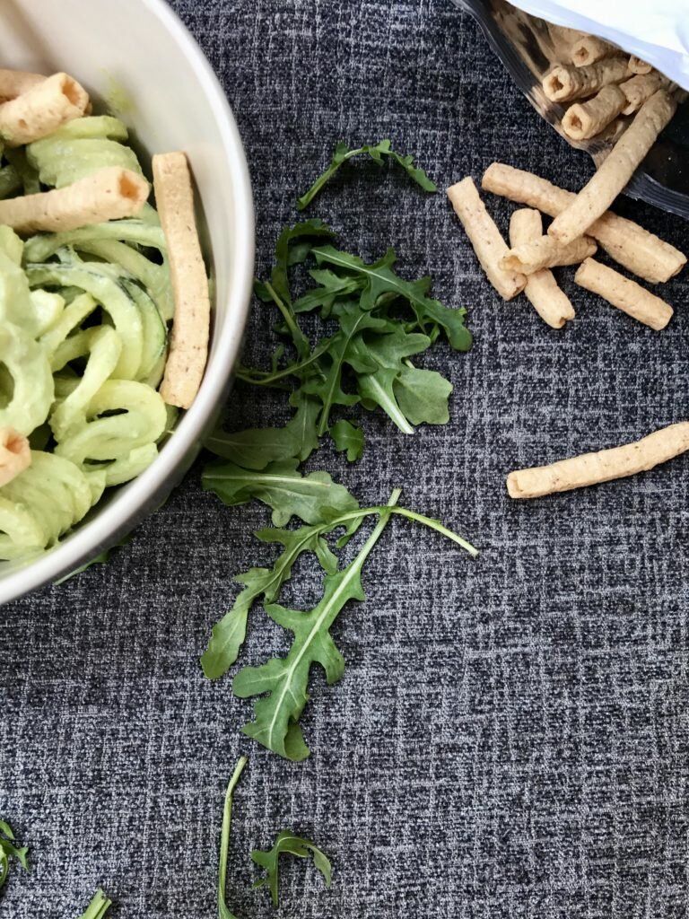 ZUCCHINI NOODLE BOWLS WITH ARUGULA PESTO FOLLOW OUR PASSION
