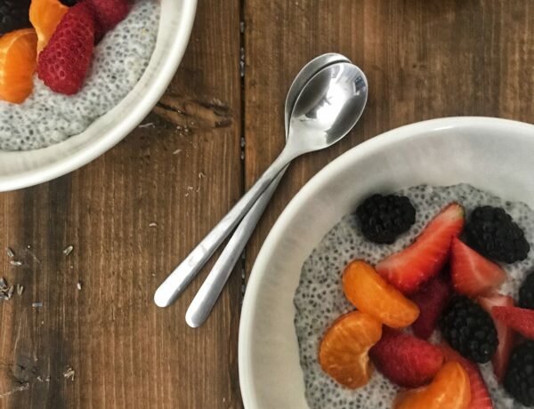 Coconut Chia Pudding with Berries
