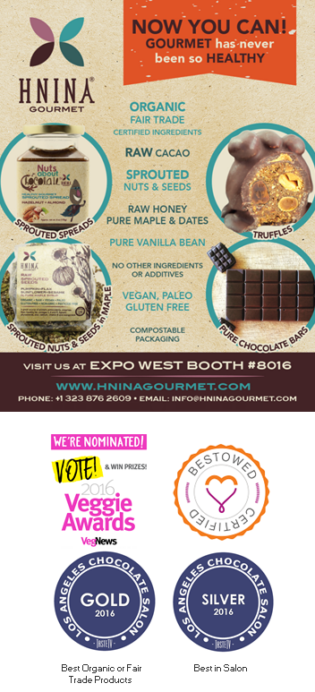 Tea Time with Vanessa from HNINA Organic Healthy Gourmet Treats