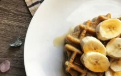 Classic Crispy Paleo Waffles (Grain Free + Nut Free)