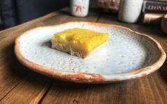 Cannabis Bites: Paleo Lemon Bars (grain free + nut free) 