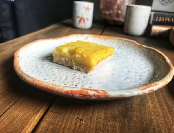 Cannabis Bites: Paleo Lemon Bars (grain free + nut free) 