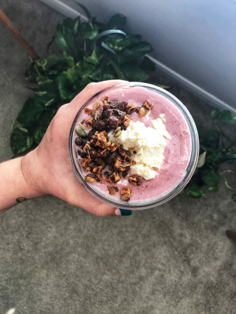 Dairy Free Strawberry Shortcake Shake
