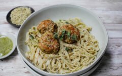 Turkey-Arugula-Pesto-Meatballs-Gluten-Free-Dairy -Free